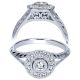 Taryn 14k White Gold Round Halo Engagement Ring TE98438W44JJ