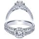 Taryn 14k White Gold Round Halo Engagement Ring TE98507W44JJ