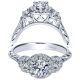 Taryn 14k White Gold Round Halo Engagement Ring TE98582W44JJ