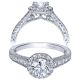 Taryn 14k White Gold Round Halo Engagement Ring TE98615W44JJ