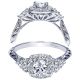 Taryn 14k White Gold Round Halo Engagement Ring TE98659W44JJ