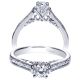 Taryn 14k White Gold Round Straight Engagement Ring TE98672W44JJ