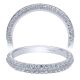 Taryn 14 Karat White Gold Matching Straight Wedding Band TW10205W44JJ