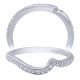 Taryn 14 Karat White Gold Matching Curved Wedding Band TW10241W44JJ