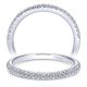 Taryn 14 Karat White Gold Curved Wedding Band TW10250W44JJ