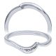 Taryn 14 Karat White Gold Matching Curved Wedding Band TW10253W4JJJ
