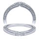 Taryn 14 Karat White Gold Curved Wedding Band TW10487W44JJ