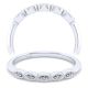 Taryn 14 Karat White Gold Matching Straight Wedding Band TW11747R8W44JJ