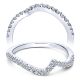 Taryn 14 Karat White Gold Curved Wedding Band TW11834R2W44JJ