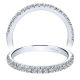 Taryn 14 Karat White Gold Matching Straight Wedding Band TW12781W44JJ