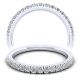 Taryn 14 Karat White Gold Matching Straight Wedding Band TW14322W44JJ