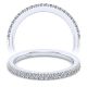 Taryn 14 Karat White Gold Matching Straight Wedding Band TW14412O4W44JJ