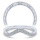 Taryn 14 Karat White Gold Matching Curved Wedding Band TW14445E4W44JJ