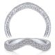 Taryn 14 Karat White Gold Matching Curved Wedding Band TW14451R4W44JJ