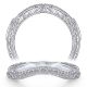 Taryn 14 Karat White Gold Matching Curved Wedding Band TW14493R4W44JJ