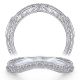 Taryn 14 Karat White Gold Matching Curved Wedding Band TW14493R4W44JJ