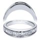 Taryn 14 Karat White Gold Straight Wedding Band TW1736W44JJ