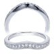 Taryn 14 Karat White Gold Matching Curved Wedding Band TW4099W44JJ