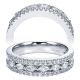 Taryn 14 Karat White Gold Straight Wedding Band TW4119W44JJ