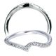 Taryn 14 Karat White Gold Curved Wedding Band TW4224W44JJ