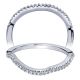 Taryn 14 Karat White Gold Matching Curved Wedding Band TW5712W44JJ