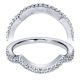 Taryn 14 Karat White Gold Curved Wedding Band TW5887W44JJ