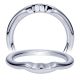 Taryn 14 Karat White Gold Curved Wedding Band TW5993W4JJJ