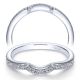 Taryn 14 Karat White Gold Curved Wedding Band TW6392W44JJ