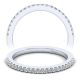 Taryn 14 Karat White Gold Matching Straight Wedding Band TW6419P4W44JJ