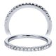 Taryn 14 Karat White Gold Straight Matching Wedding Band TW6987W44JJ
