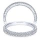 Taryn 14 Karat White Gold Straight Wedding Band TW7505W44JJ