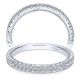 Taryn 14 Karat White Gold Straight Wedding Band TW7505W44JJ