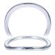 Taryn 14 Karat White Gold Curved Wedding Band TW7512W4JJJ