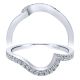 Taryn 14 Karat White Gold Matching Curved Wedding Band TW7775W44JJ