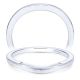 Taryn 14 Karat White Gold Curved Wedding Band TW7791W4JJJ