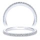 Taryn 14 Karat White Gold Curved Wedding Band TW7808W44JJ