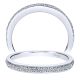 Taryn 14 Karat White Gold Curved Wedding Band TW7998W44JJ