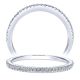 Taryn 14 Karat White Gold Straight Wedding Band TW8012W44JJ