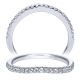 Taryn 14 Karat White Gold Matching Curved Wedding Band TW8055W44JJ