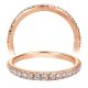 Taryn 14 Karat Rose Gold Straight Wedding Band TW8259K44JJ