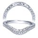 Taryn 14 Karat White Gold Curved Wedding Band TW8538W44JJ