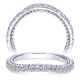 Taryn 14 Karat White Gold Curved Wedding Band TW8807W44JJ