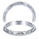 Taryn 14 Karat White Gold Straight Wedding Band TW8989W4JJJ