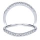 Taryn 14 Karat White Gold Straight Wedding Band TW911773R0W44JJ