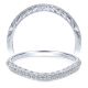 Taryn 14 Karat White Gold Curved Wedding Band TW911866R0W44JJ