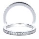Taryn 14 Karat White Gold Straight Wedding Band TW9364W44JJ