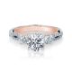 Verragio Couture-0423R-TT Platinum Engagement Ring