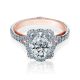Verragio Couture-0426OV-TT Platinum Engagement Ring