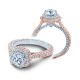 Verragio Couture-0468-2RW Platinum Engagement Ring