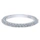 Gabriel 14 Karat Straight Wedding Band WB10185W44JJ